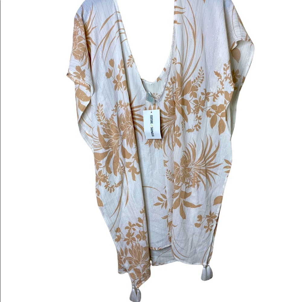 Swimsuit floral coverup